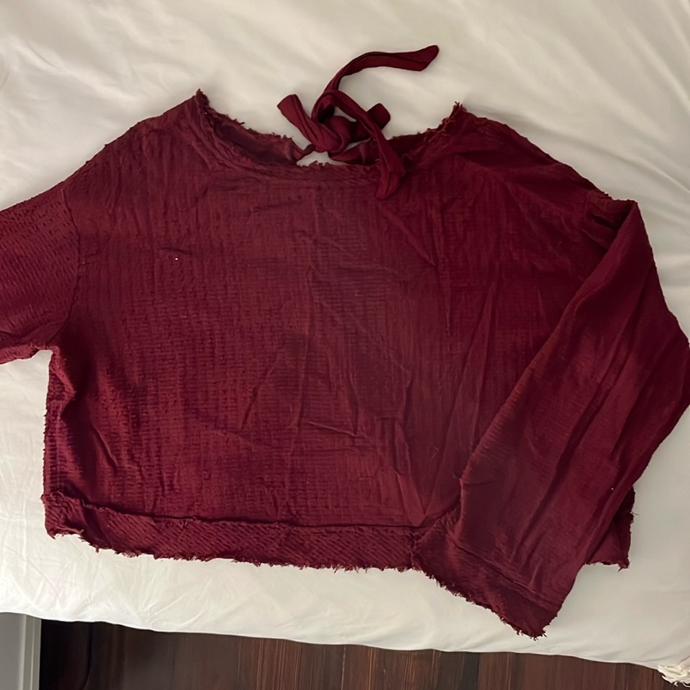 Free People open back top